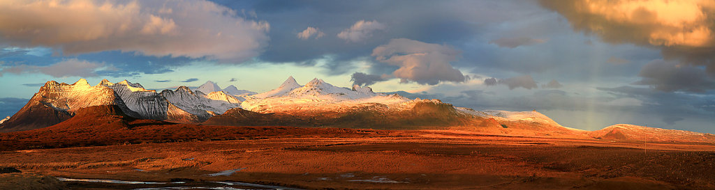 winter in Iceland - Panorama view