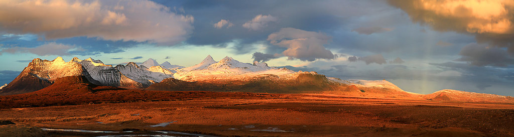 winter in Iceland - Panorama view