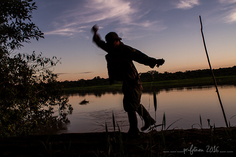 fishing Piranhas